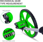 Zozen Distance Measuring Wheel in Feet, Walking Measure Wheel, Rolling Measurement Up To 10,000Ft, Double Collapsible/One Key to Reset/Kickstand to Keep Stand, and Carrying Backpack.