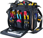 Custom Leathercraft1537 Multi-Compartment Tool Carrier, 30 Pocket, 13 In.