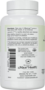Liposomal Vitamin C - Liposomal VIT C - 500mg Capsules with Digestive Blend - Highly Absorbable High Dose VitaminC - Non GMO Kosher Vegetarian Doctor-Formulated Immune Support Supplement (90 Count)
