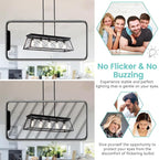 Brightever Edison Bulbs 60W Equivalent, 4000K Natural White Dimmable LED Light Bulb, 7W, 850LM Vintage E26 Light Bulb, 90+CRI, ST58 Clear Glass Antique Decor LED Filament Bulbs for Bedroom, 10 Pack