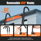 Telescopiing Ladder 14.5ft / 4.4m Extendable Extension Folding Non-Slip Ladder for Multi-Purpose Household