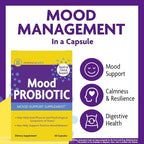 InnovixLabs Mood Probiotic Supplement - Clinically Studied Digestive & Mood Probiotics for Women and Men with Lactobacillus helveticus Rosell-52ND & Bifidobacterium longum Rosell-175, 60 Capsules