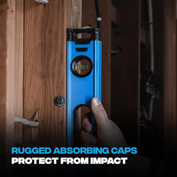 OX Tools Trade Series 6.5 ft Non Magnetic Box Beam Levels - 78 inch Level Aluminum Body Level Hand Tools - Magnified Vials, Shock Absorbing End Cap, Soft Grip Handle Leveler Tool OX-T024220