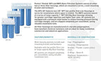 Pentair Pentek BBFS-22 Big Blue Two-Housing Filtration System, 1" NPT #20 High Capacity Water Filter Housing, Holds 20" x 4.5" Filter Cartridges