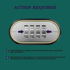 Outdoor Combination Lock, Heavy Duty Weatherproof Combination Padlock, 4 Pack Resettable Combination Lock for Locker, Shed, Garage, Gate, Fence