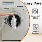 80 Pack Microfiber Cleaning Cloth Roll,Lint Free Rags & Tear Away Reusable Towels Washable Scratch,Ultra Absorbent Dish Rags(12" x 12") for Car Kitchen Home Garage-White