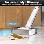 JONR S20 Pro FlexReach Wet Dry Vacuum Cleaner, 180° Lie-Flat Cordless Vacuum Mop All-in-One for Hard Floors, Floor Cleaner Machine with Self Propelled, 0.1Inch Edge Cleaning, One-Step Cleaning, White