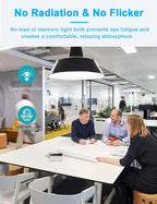 A19 LED Light Bulb 5000K Daylight, 12 Pack high Output A19 Incandescent Light Bulb 800LM 9W, Equivalent 60W, No Flicker E26 Base, Non-Dimmable E26 LED Bulb Long Lasting for 25 Years.