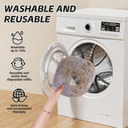 9 Inch Square Microfiber Mop Pad Refill Compatible with True & Tidy Mop System and Most 9 Inch Square Spin Mops - Thickened Washable & Reusable Mop Replacement Pad for Wet Dry Mopping(6 Pack)