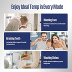 Westinghouse 1.5 Gal Compact Mini-Tank Electric Water Heater - 120V Under Sink Point-of-Use On-Demand Hot Water for Kitchen, Bathroom, Home - CSA Listed