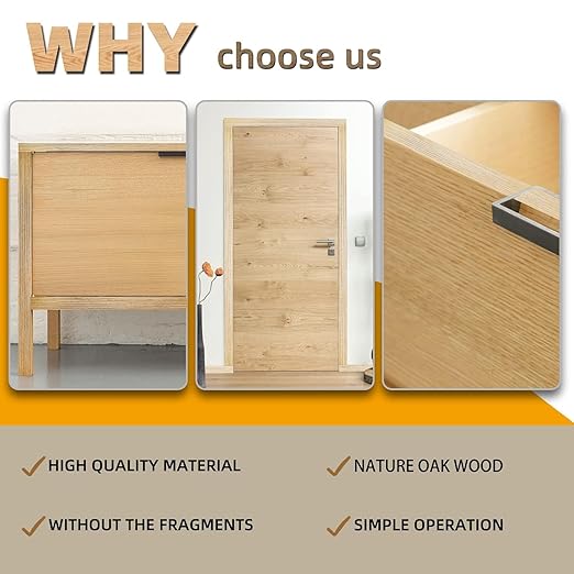 GSCIT Club Oak Edge Banding, 3/4 inch x 500ft roll of Veneer Edge Banding Preglued Flexible, Wood Tape Banding for Repair Furniture Plywood