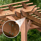 #14 x 4 Wood Structural Screws 50 Pack Hex Head Lag Screws, Rust Resistant Timber Screws for Timber/Log/Landscaping Wood (Green)