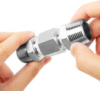 ChillWaves 304 Stainless Steel Pipe Fitting, Reducer Hex Nipple 3/8" NPT Male x 1/4" NPT Male Thread Adapter(6-PACK)