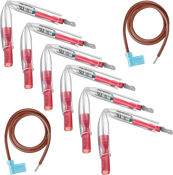 6 Pcs Water Heater Thermal Cut Off Kit Replacement Part, Toilet Part Mobile Fittings Compatible with RV OEM Atwood 93866, Auto Spare Work on Electronic Water Heater