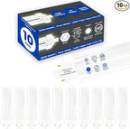GoodBulb 42 Watt CFL Light Bulbs 4 Pin GX24Q-4 Base 5000K Daylight 42W High Output 3200 Lumens Triple Tube Compact Fluorescent Light Bulbs Plug-in 10 Pack