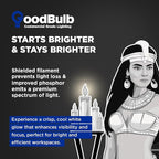 GoodBulb 54W 46 Inch T5 Fluorescent Light Bulb | 5000K Daylight White Light Medium Bi-Pin Base | 4950 Lumens 85 CRI 36000 Life Hours | Instant/Programmed Start (Pack of 40 Bulbs)