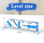 BETHEL Small Level Mini Bubble 90°/180°SpiritLevel,4 Inch Shatterproof Cross Check PocketLevel Picture Hanging Levels Tools for Machinist,Construction & Household