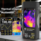 BSIDE SH9 Thermal Imaging Camera Multimeter with Macro Lens 428×320 Resolution with 20000 Words Multimeter 3.98'' Touchscreen 25Hz Infrared Thermal Camera Dual-Light Fusion 15 Thermal Palettes Tester