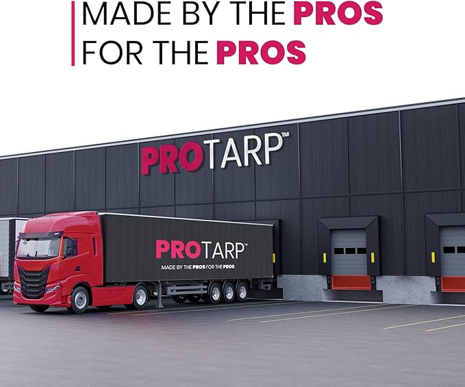 PROTARP Extreme Heavy Duty 22 Mil Tarp Cover, Waterproof, UV Resistant, Rip and Tear Proof, Poly Tarpaulin with Reinforced Edges for Roof, Camping, Patio, Pool, Boat. (Green/Black 25′ X 40′)