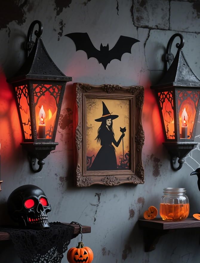 Abeja 12 Pack Flicker Light Bulb, Realistic Flame Shaped Bulb for Christmas & Halloween Candelabra Light Bulbs & String Light Replacement 1w, 120 Volt E12 Flame Candelabra Light Bulbs