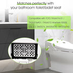 Deodorizer Catalyst Filter Cartridge for Toto THU6474-01/THU6474#01 THU6072 Washlets S550E C5 C2 SW3074 SW3054T40 SW3056T40,Bathroom Toilet Air Filter Carbon Deodorizing Cartridge Parts