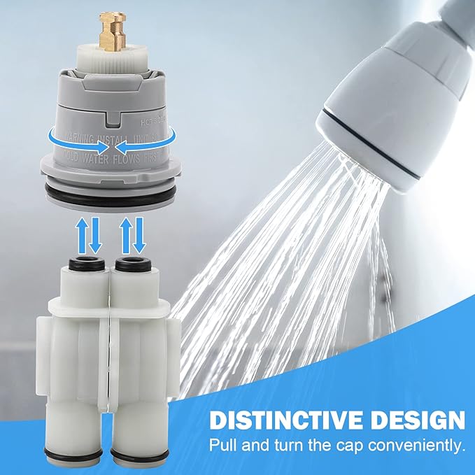 RP46074 Delta Shower Valve Cartridge Compatible with Delta Monitor 13/14 Series Bath Tub Shower Faucet Single Handle MultiChoice Rough-in Valve Cartridge Repair Kit Replacement Parts