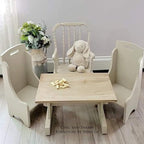 Dixie Belle Paint Company Chalk Finish Furniture Paint - Sand Bar (4oz) - Matte Neutral Tan Chic Chalk Mineral DIY Furniture Paint