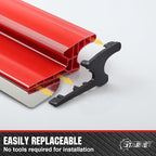 24 Inch Drywall Skimming Blade 0.3mm Stainless Steel Blade Ergonomically Designed Grip Drywall Knife for Drywall Plaster Wallboard (24"/60CM)