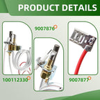 Water Heater Pilot Gas Thermopile Assembly Compatible with 300 301 Series Replace 9007877 9007876 100112330