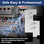 Generator Interlock Kit for Eaton Cutler Hammer 150-200 Amp Panels, 2 1/4" Inch Breaker Spacing, Safe & Easy Home Generator Connection (CH-5)