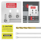 Marsflex Generator Interlock Kit for Square D QO or Homeline 150 or 200 Amp Panels, 1 3/8 Inches Spacing Between Main and Generator Breaker, Professional and Safe Interlock Kit, Easy Installation