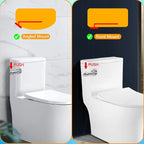 Boltigen Universal Front Angle Mount Toilet Handle, Chrome Finish Toilet Tank Flush Handle Lever, Toilet Trip Lever Handle Replacement Kit with 1pc Stainless Steel Flapper Chain