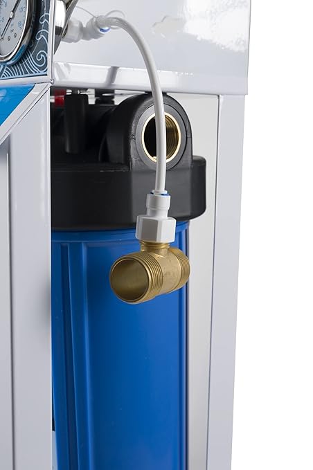 Bluonics Whole House Water Purifier - 3 Stage Filter System for Rust, Iron, Sand, Dirt, Sediment, Bad Taste/Odor Reduction