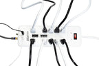 Digital Energy 10-Outlet Straight Plug 4050 Joules Heavy Duty Surge Protector (15 FT, WHT)