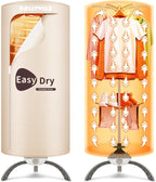 Portable Clothes Dryer 900W - Compact Mini Dryer for Small Apartments, Quick Dry Electric Clothes Dryer with Large Capacity for Dorm, RV, Travel