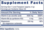 Life Extension Effervescent Vitamin C Magnesium Crystals, immediate Relief from Occasional Constipation, Gluten-Free, Non-GMO, Vegetarian, Net Wt. 180 Grams