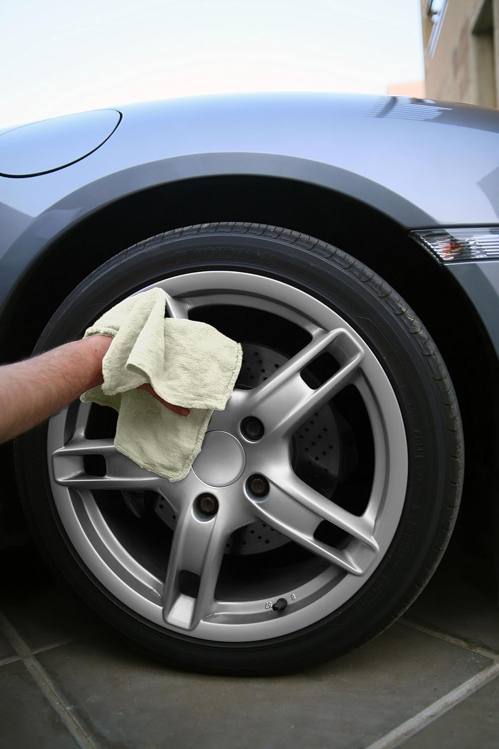 Avalon Towels Cotton Shop Rags – (Pack of 150) Size 12x14 Inches Cleaning Rags – Absorbent Shop Towels and Multipurpose Cleaning Towels for Automobiles, Industries, Garage and Homes (Natural)