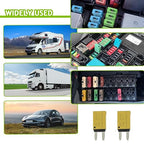 20A DC 12V-14V Auto Reset Circuit Breaker ATM Low Profile T1 Mini Blade Fuses Breakers for Car Trucks Marine Boat RV Solar and More,2 Pack