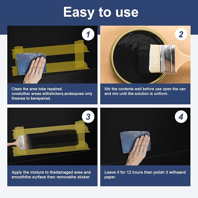 ShangTianFeng 207014 Marine Wood and Fiberglass Primer,32 Fl Oz Brilliant Black+10 Fl Oz diluent, Suitable for use on fiberglass, wood or metal surfaces above the waterline 1 Quarts