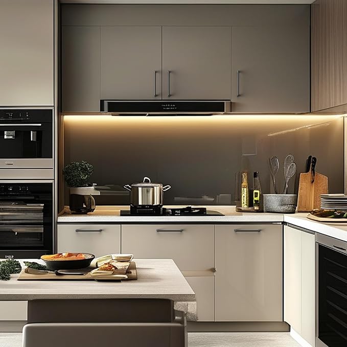 3 Pack 5 Inch(128mm) Hole Center Matte Black Modern Drawer Pulls Timeless Cabinet Pull Handle Vanity Pull Handle Classic Kitchen Cabinet Hardware, Screws Included, M-Black(5x3)