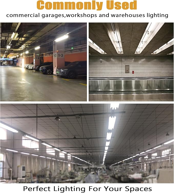 T12 48 Inches 40 Watt Fluorescent Tube, F40T12/841 Light Bulb, 4 Foot T12 Fluorescent Light Bulb, 4100K Cool White, F40T12/CW, 3250 Lumens, G13 Bi-Pin Base, 12 Pack