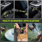 Handheld Car Vacuum Cordless, Portable Cars Vacuum Cleaner with 40000Pa High Power & Suction, Powerful 4-in-1 Hand Held Air Duster Fast Cleaning for Car,Home,Office,Pet Hair (Green)