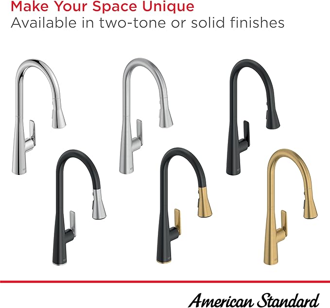 American Standard 1048810000 Aspirations Single-Hole Kitchen Sink Faucet with Pull-Down Sprayer, 1.8 GPM, Polished Chrome