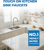 WEWE Drinking Water Faucet, Lead-Free Kitchen Water Filter Faucet for Reverse Osmosis or Water Filtration System, RO Faucet, Gold