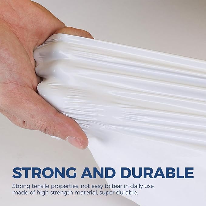 ALORAIR Crawl Space Vapor Barrier 14 mil 10'x50', Drop Cloth Vapor Barrier Covering for Crawlspace Encapsulation Moisture Control, Thick Plastic Sheeting Heavy Duty, Black and White Panda Film