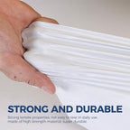 ALORAIR Crawl Space Vapor Barrier 12 mil 10'x50', Drop Cloth Vapor Barrier Covering for Crawlspace Encapsulation Moisture Control, Thick Plastic Sheeting Heavy Duty, Black and White Panda Film