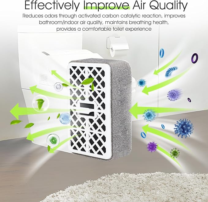 Deodorizer Filter Cartridge Catalyst for Toto Washlet THU6474-01/THU6474#01 THU6072 S550E C5 C2 SW3074 SW3054T40 SW3056T40,Bathroom Toilet Air Filter Carbon Deodorizing Cartridge Parts