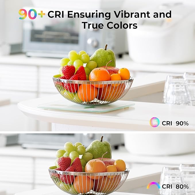 Dimmable LED Edison Bulbs, 4000K Daylight White, 6W Equivalent to 60 watt E26 LED Bulb, ST58 Vintage Light Bulbs, 600LM, 90+ CRI, E26 Base, Clear Glass, 10 Pack