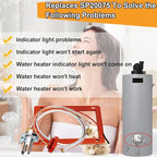 Upgraded SP20075 SP20305A Pilot and Igniter Assembly Kit Compatible with Richmond Water Heater Pilot Assembly, for PROTECH, GE, Rheem Natural Gas Water Heater Parts, Includes Burner Door Gasket