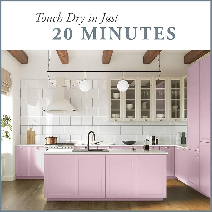 AMY HOWARD AT HOME Chalk-Based One Step Paint for Furniture, Cabinetry, Decor, Finish, and More | No Stripping, Sanding, or Priming | Ultra-Light Base | 32 Ounce | Palmer Pink